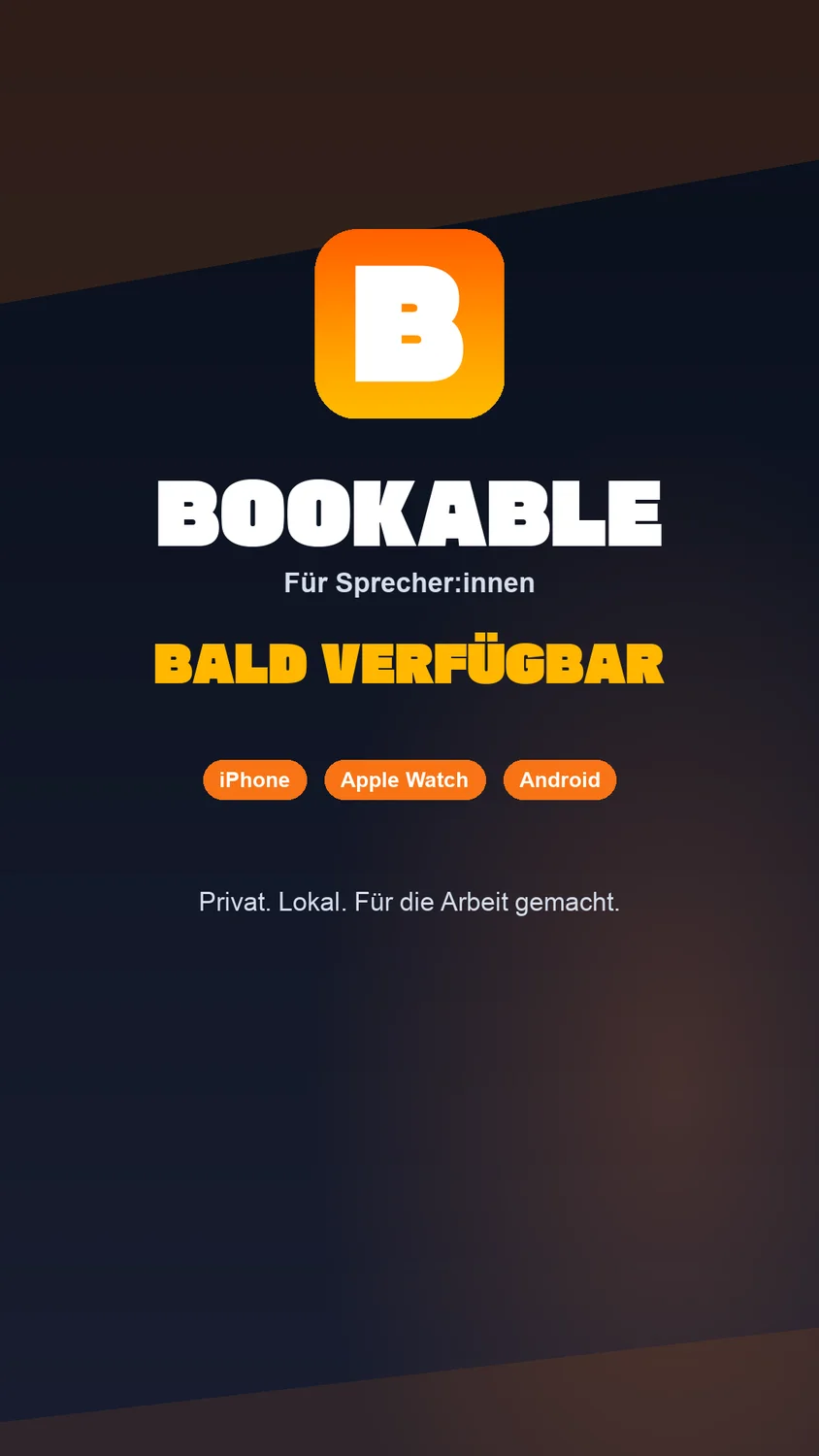 Bookable Story-Motiv